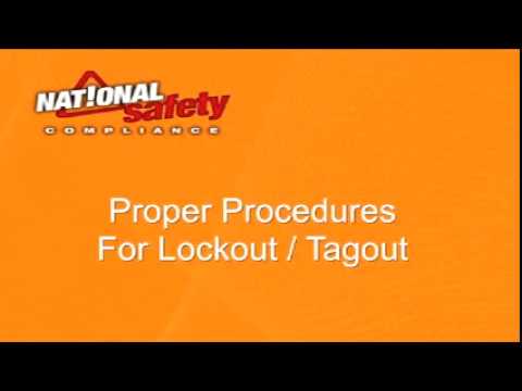 National Safety Compliance - OSHA Safety Training: Lockout/Tagout (2018)