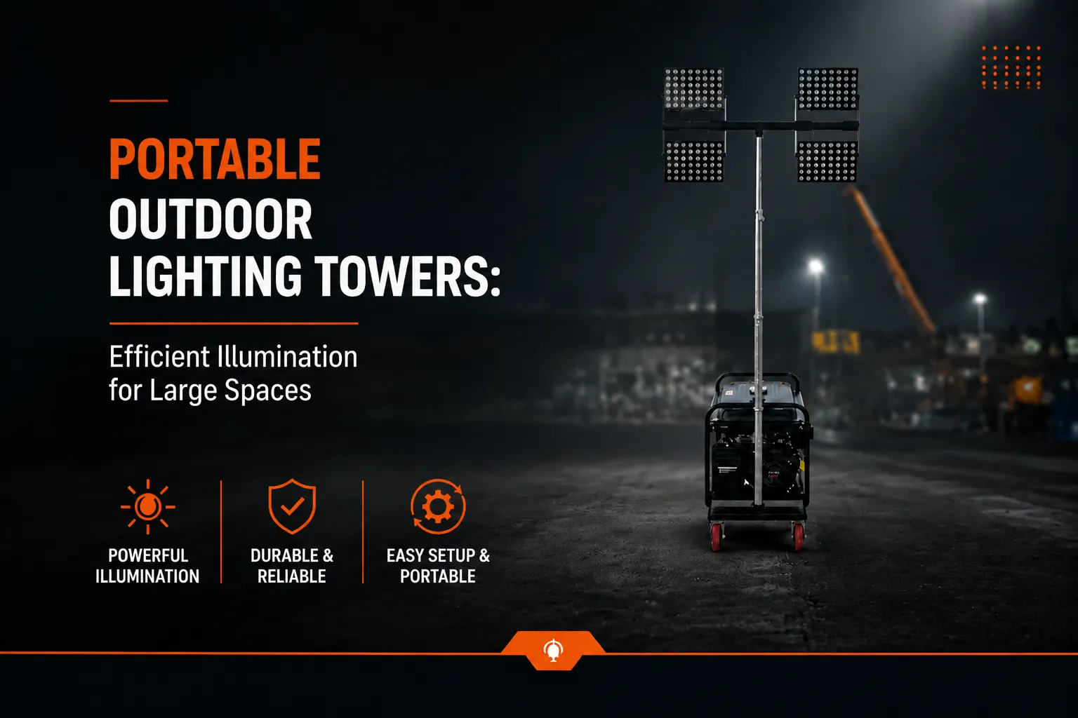 Portable Outdoor Lighting Towers