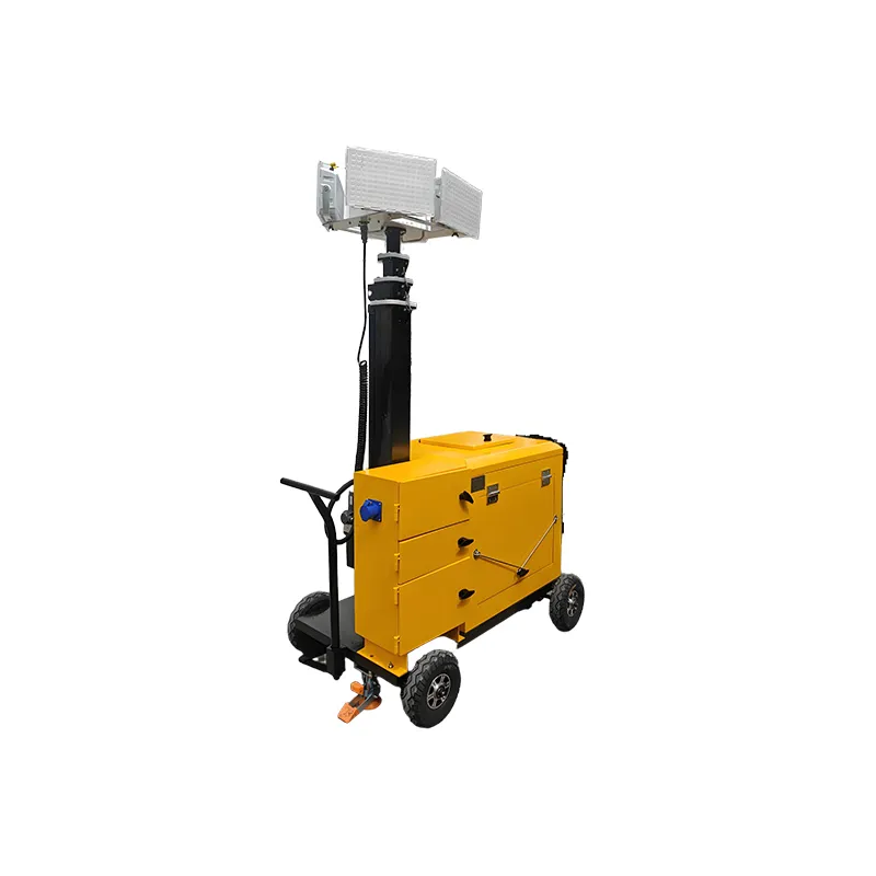Cart-type mobile lighting tower (smart version)