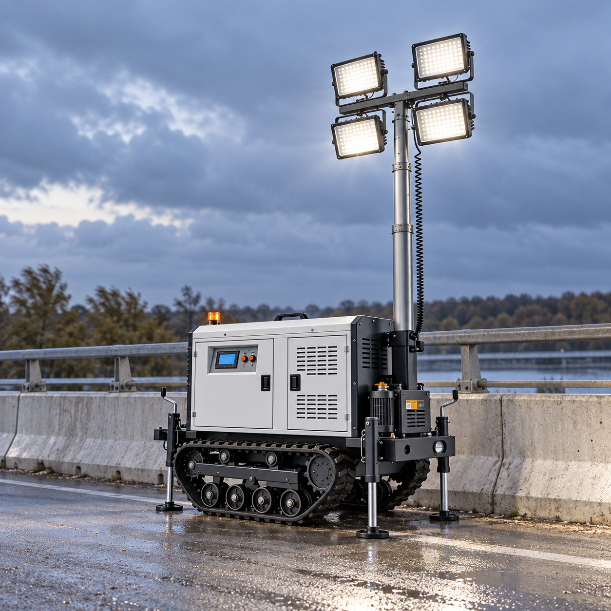 Key selection checks for bridge construction lighting