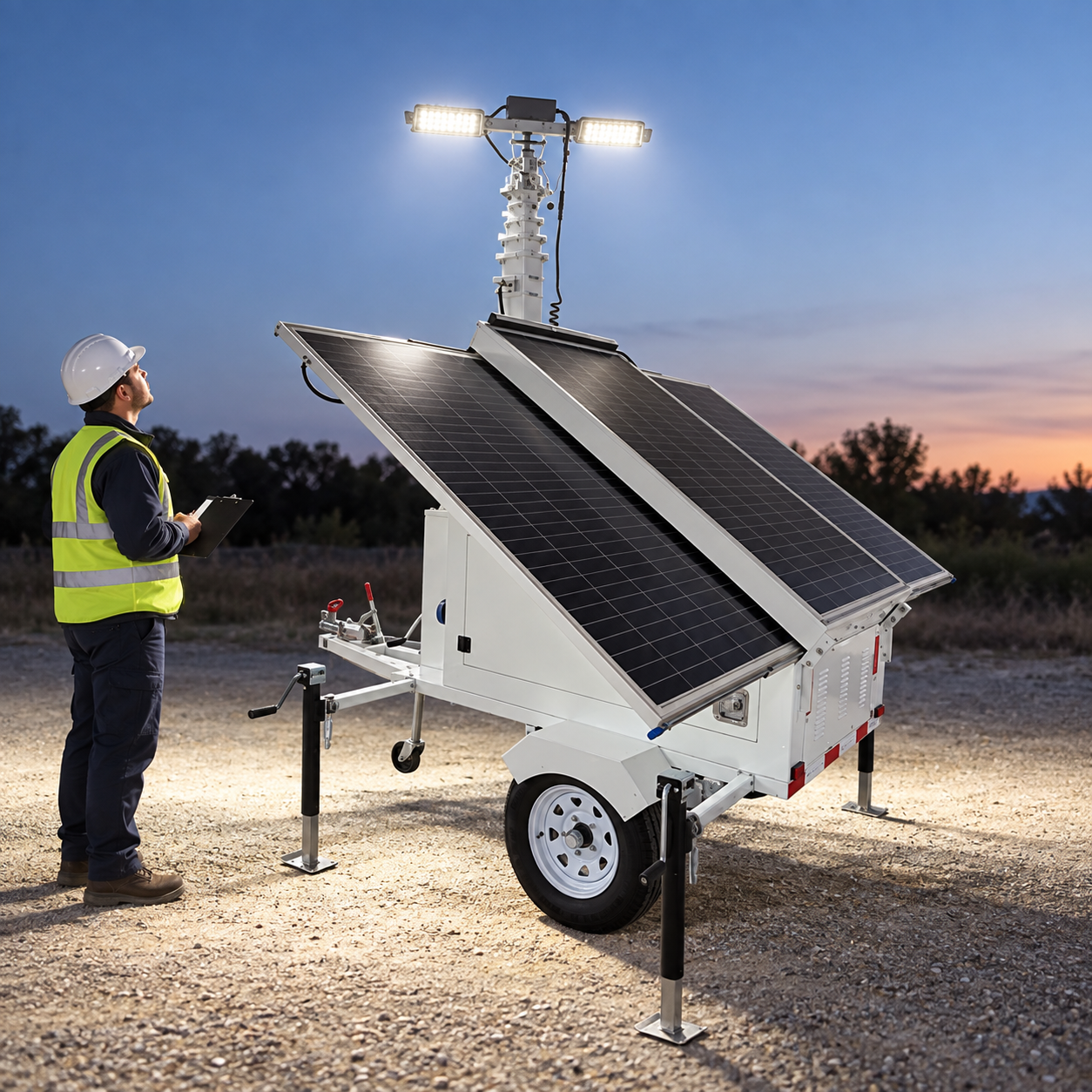Key selection checks for construction lighting color temperature