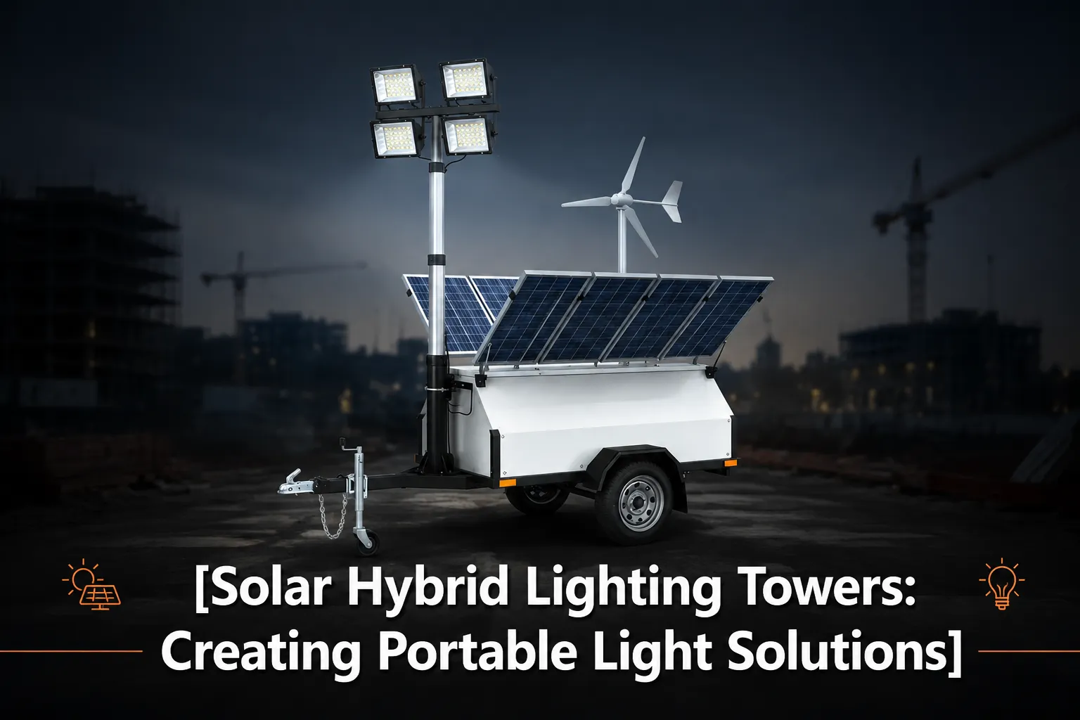 Solar Hybrid Lighting Towers: Creating Portable Light Solutions