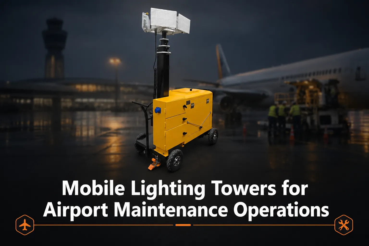 Mobile Lighting Towers for Airport Maintenance Operations