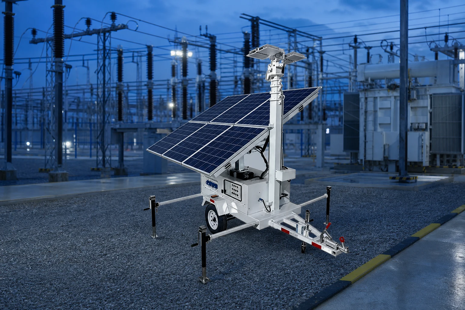 Mobile energy-storage equipment supporting a night-shift operating ledger