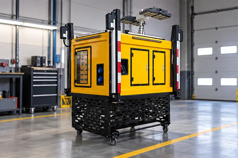 technical inspection for light tower battery thermal management
