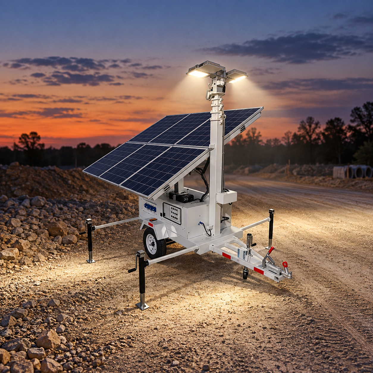 Light Tower Glare Control for Equipment Operators product reference