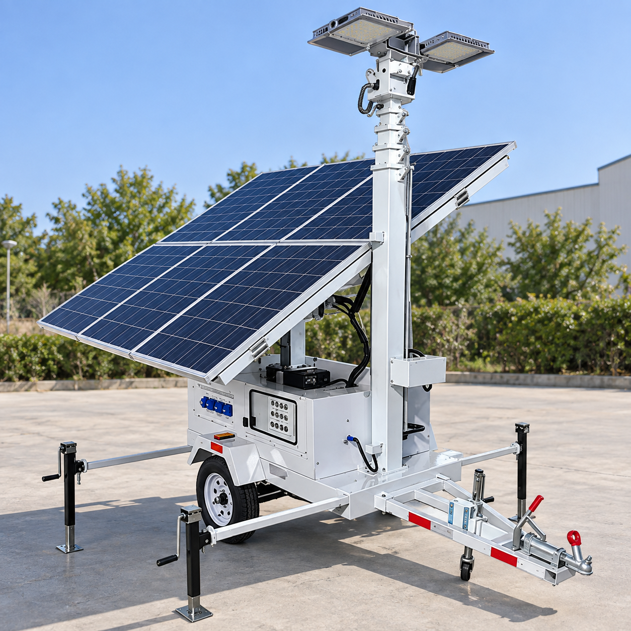 Key selection checks for light tower glare control