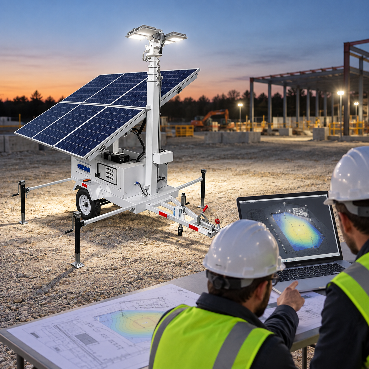 How to Read an IES File for a Mobile Light Tower