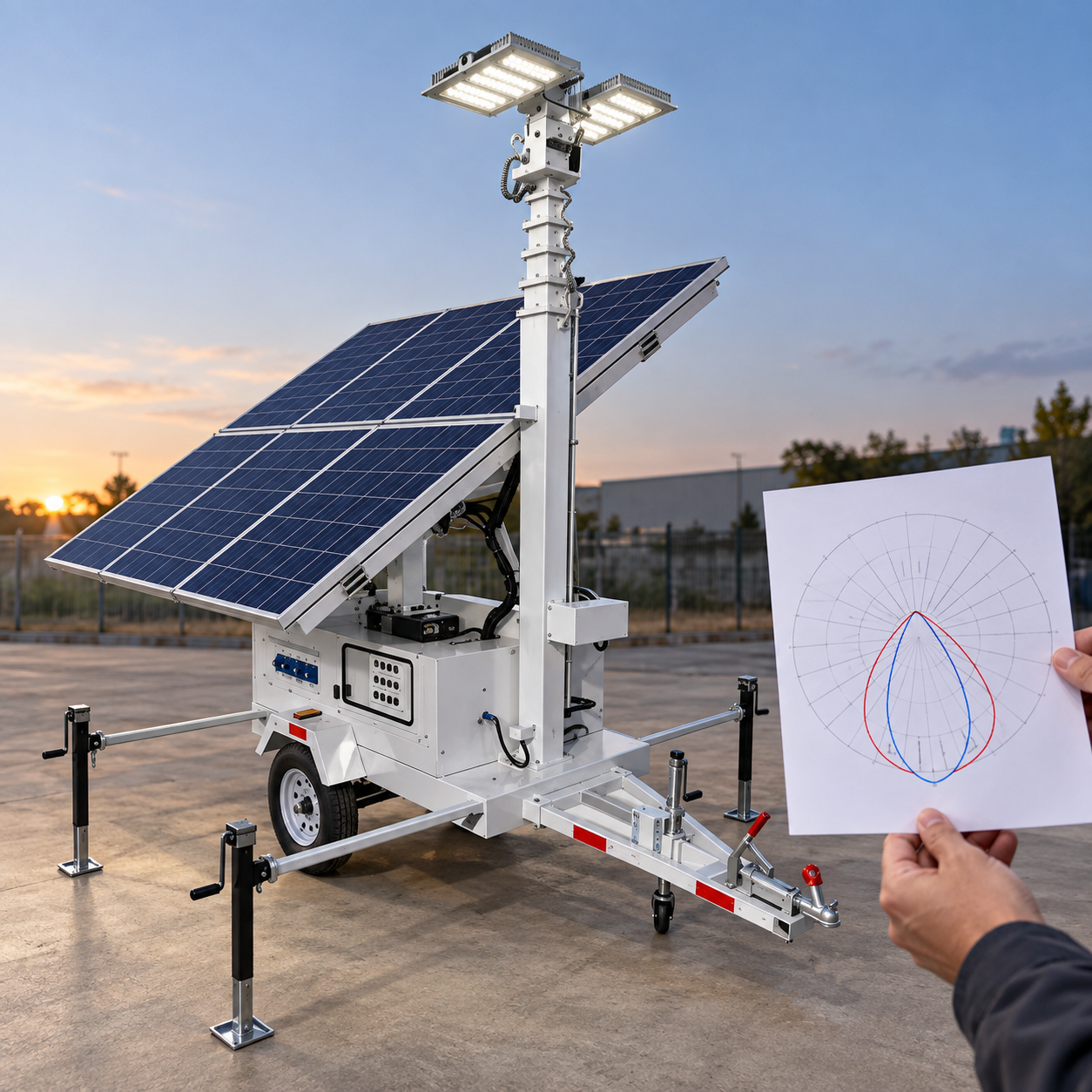 Key selection checks for light tower ies file
