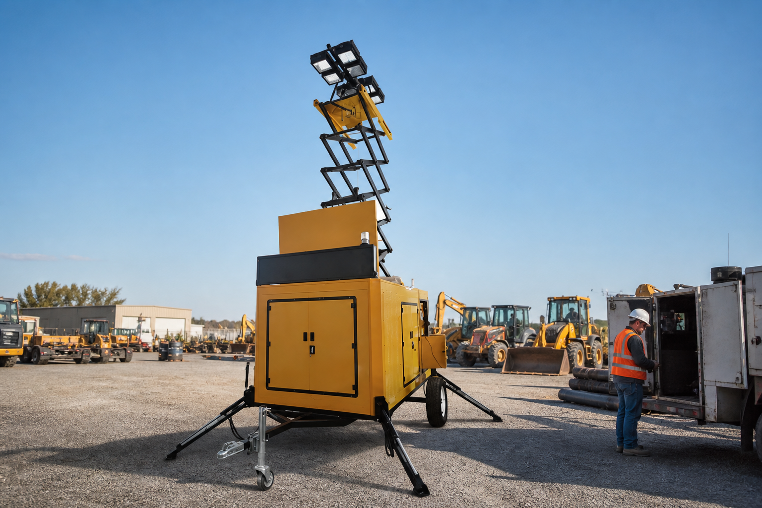 Key selection checks for light tower types