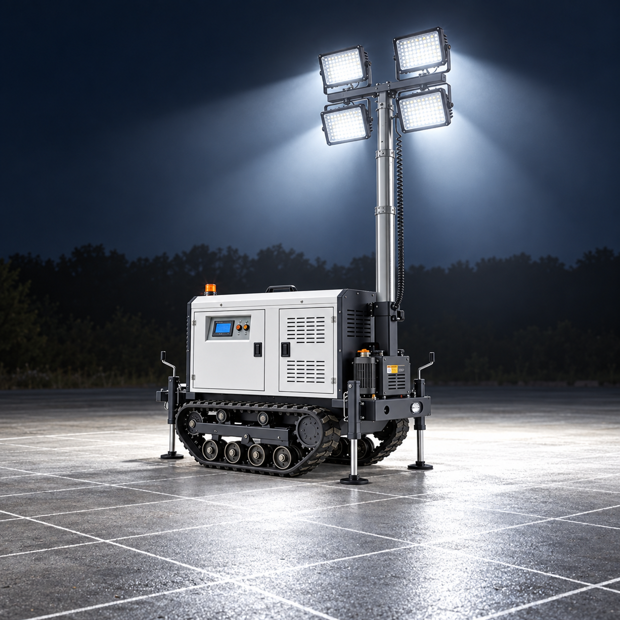 Key selection checks for light tower uniformity ratio