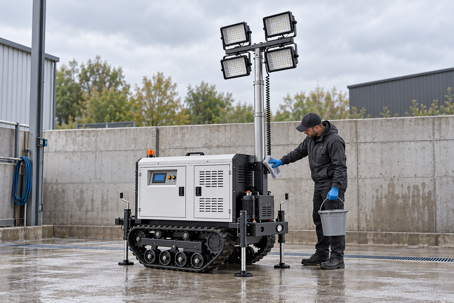 Light Tower Washdown: Approved Methods, Ingress Risks and Release Checks