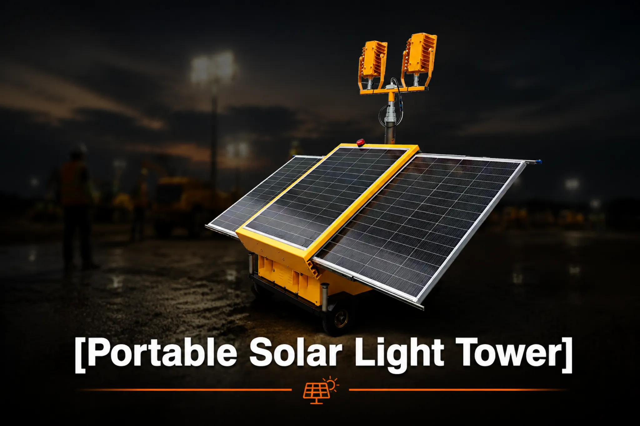 Portable Solar Light Tower