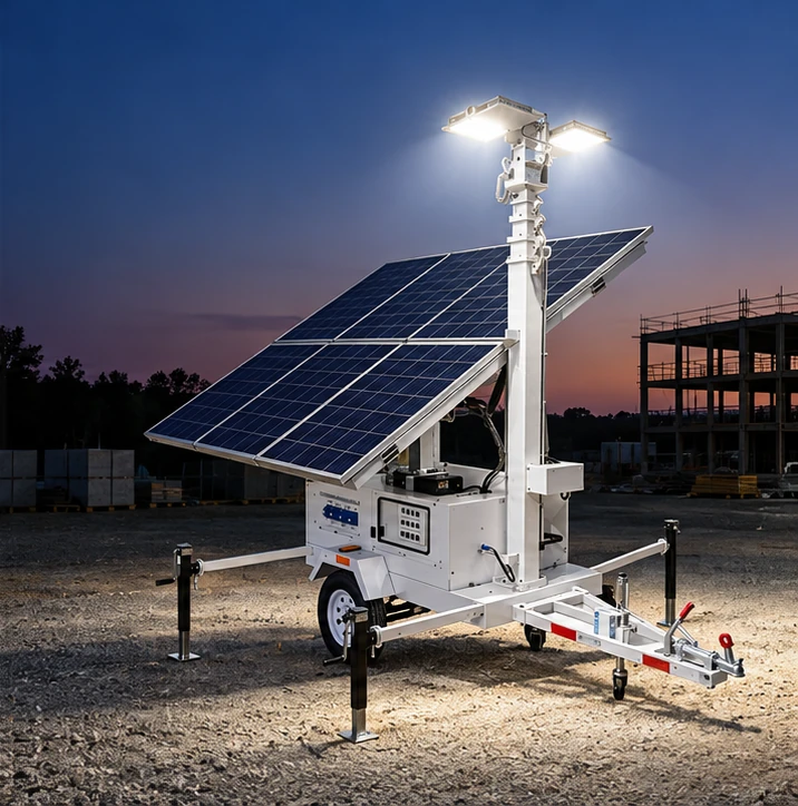 field verification and maintenance of solar irradiance for light tower