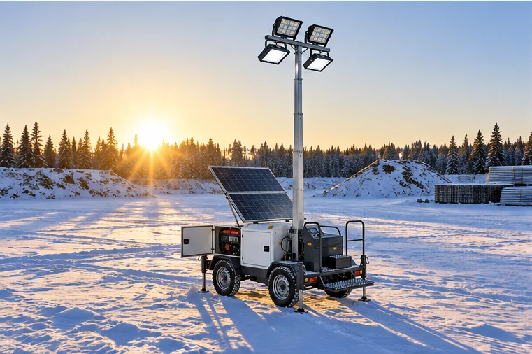 Technische Prüfung der Solareinstrahlung für den Lichtmast
