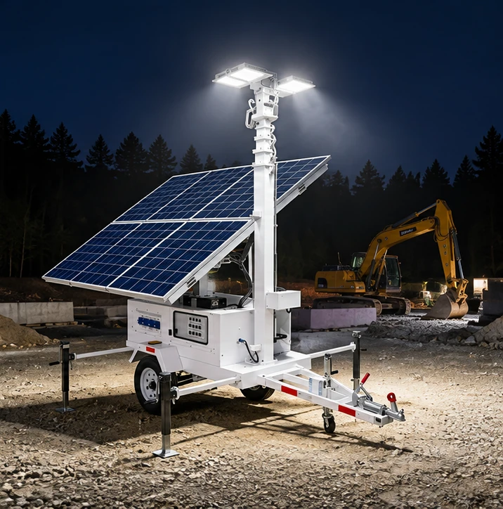 field verification and maintenance of solar light tower autonomy days