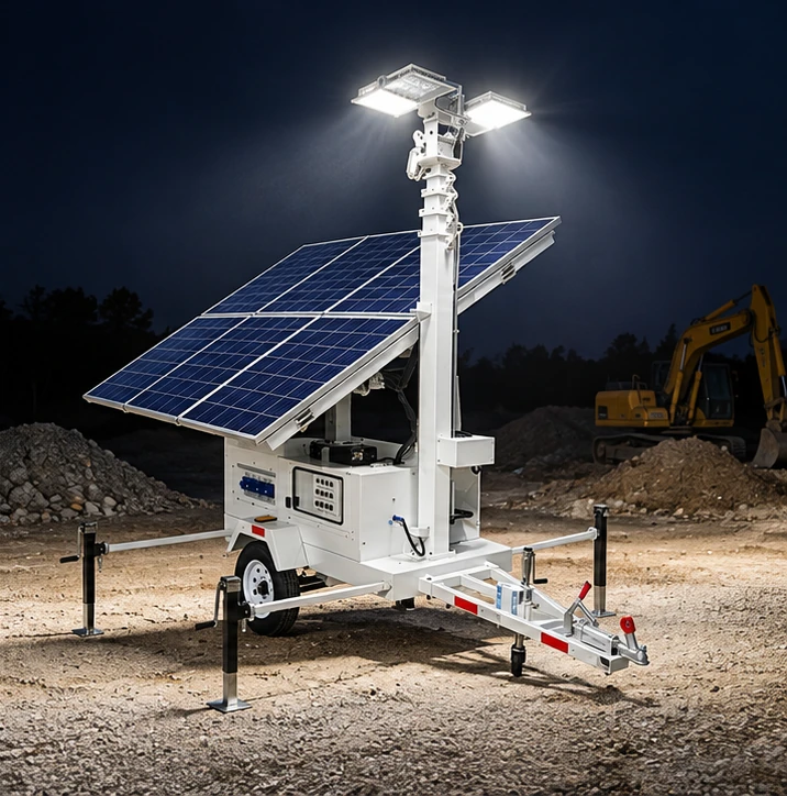 field verification and maintenance of solar light tower energy balance