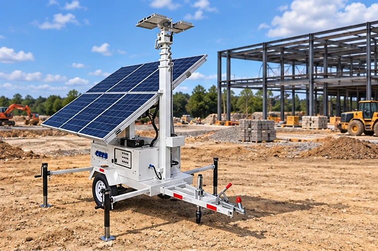 Energiebilanzplanung für einen mobilen Solarlichtturm