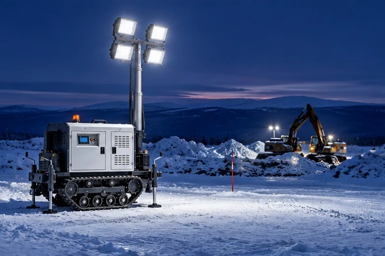 technical inspection for solar light tower high latitude