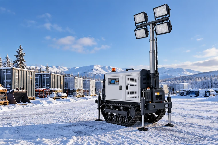 field verification and maintenance of solar light tower high latitude