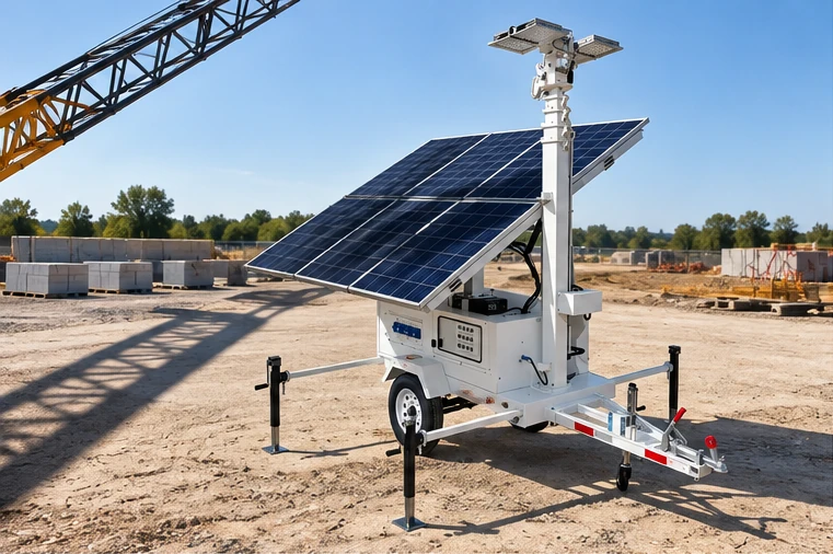 Abschattung eines Solar-Lichtmasts unter Verwendung eines baugleichen Keyyou-Lichtmasts