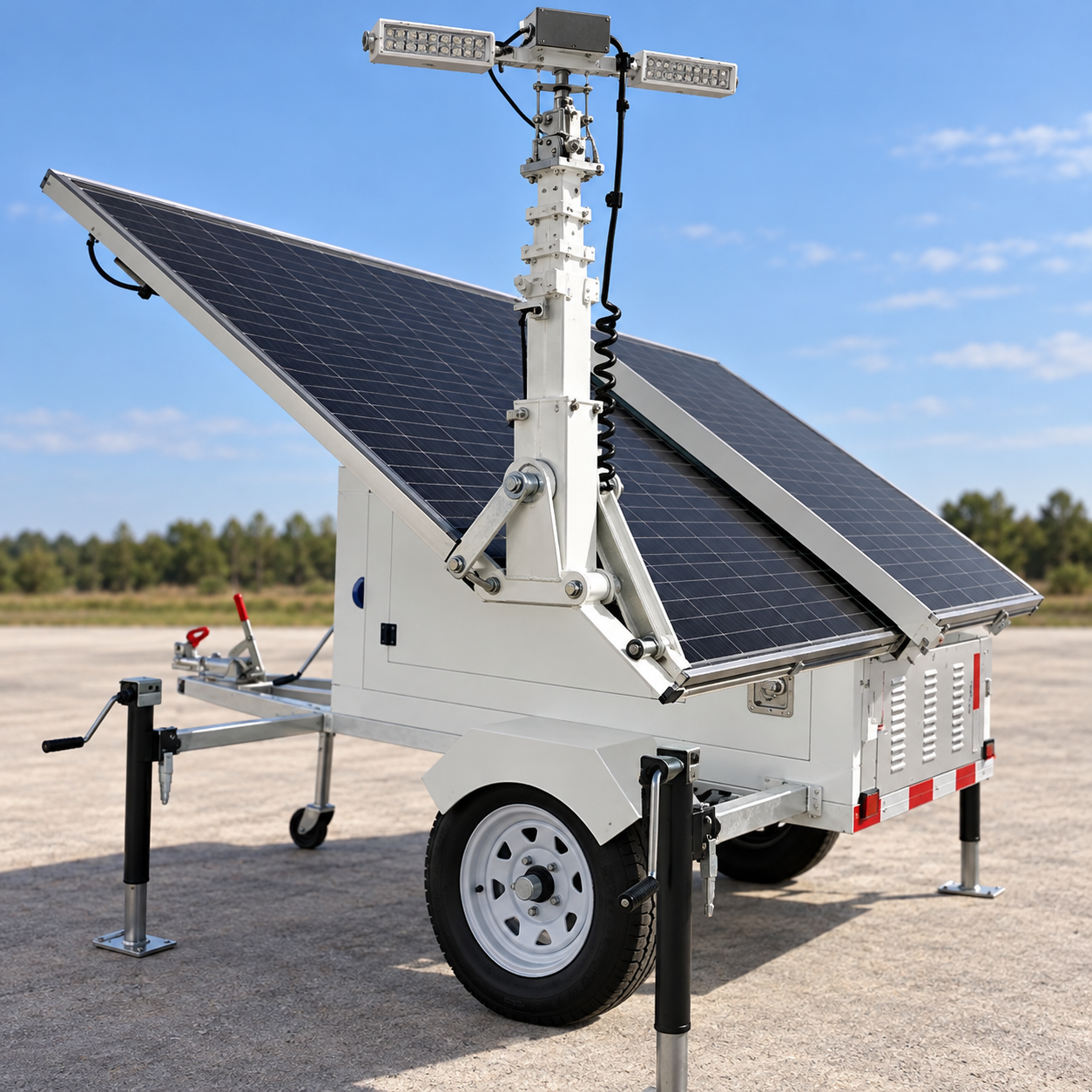 Key selection checks for vertical vs articulating light tower mast